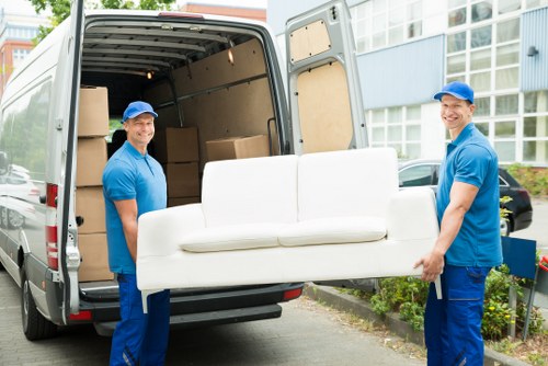 Local man and van vehicle ready for a move in Swiss Cottage