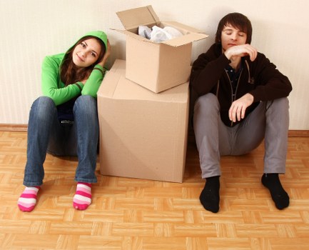 Loading furniture for a flat move near Swiss Cottage