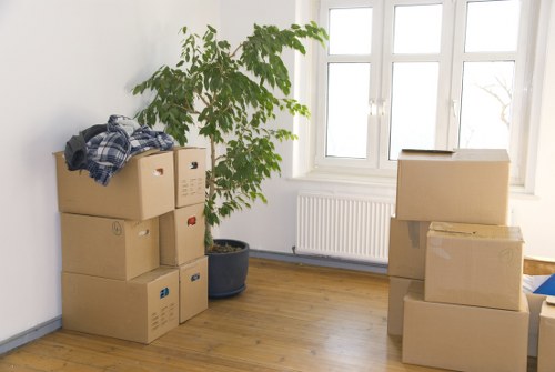 Packing and loading support for a Swiss Cottage relocation