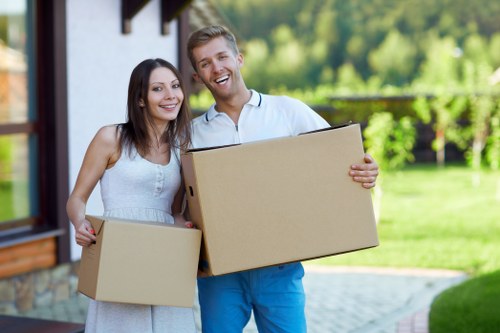 Packing and preparation for a man and van service in Swiss Cottage