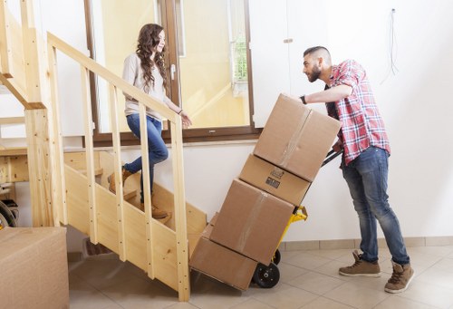 Van transport for home and office removals in Swiss Cottage
