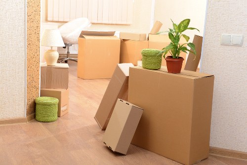 Careful handling of household items during a local removal job